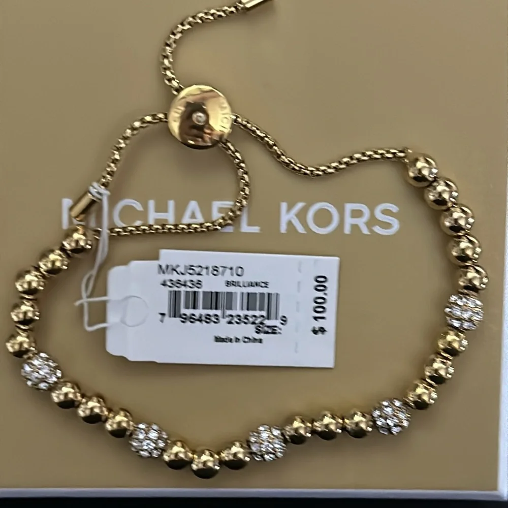 Michael Kors gold slider bracelet - Picture 2 of 3